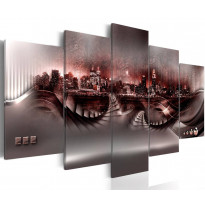 Canvas-taulu Artgeist Crimson City, eri kokoja