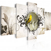 Canvas-taulu Artgeist Yellow bird, eri kokoja