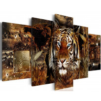 Canvas-taulu Artgeist Golden Jungle, eri kokoja
