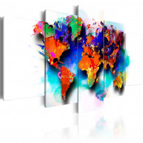 Canvas-taulu Artgeist Picturesque World, eri kokoja
