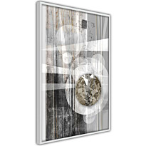 Juliste Artgeist Silver Symmetry, kehyksillä, eri kokoja
