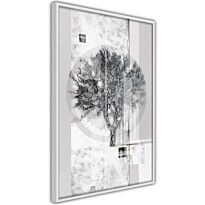 Juliste Artgeist Silver Tree, kehyksillä, eri kokoja