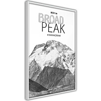 Juliste Artgeist Broad Peak, kehyksillä, eri kokoja