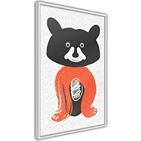 Juliste Artgeist Nice Mr. Raccoon, kehyksillä, eri kokoja