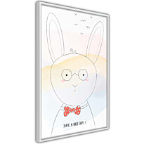 Juliste Artgeist Greetings from Rabbit, kehyksillä, eri kokoja