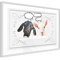 Juliste Artgeist Funny Goats, kehyksillä, eri kokoja