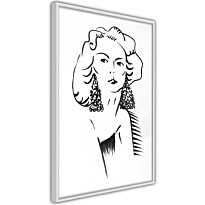 Juliste Artgeist Romantic Blonde, kehyksillä, eri kokoja