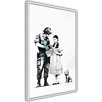 Juliste Artgeist Dorothy and Policeman, kehyksillä, eri kokoja
