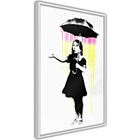 Juliste Artgeist Girl with Umbrella, kehyksillä, eri kokoja