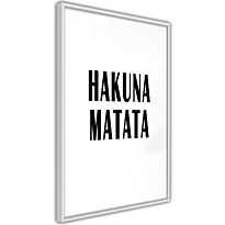 Juliste Artgeist Hakuna Matata, kehyksillä, eri kokoja