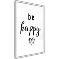 Juliste Artgeist Be Happy, kehyksillä, eri kokoja