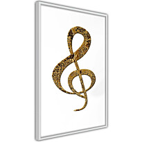 Juliste Artgeist Treble Clef, kehyksillä, eri kokoja
