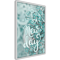 Juliste Artgeist It&#039;s a New Day, kehyksillä, eri kokoja