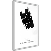 Juliste Artgeist Zodiac Signs: Libra, kehyksillä, eri kokoja