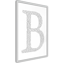 Juliste Artgeist Letter B, kehyksillä, eri kokoja