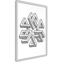 Juliste Artgeist Geometric Clover, kehyksillä, eri kokoja
