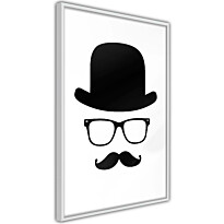 Juliste Artgeist Retro Mustache, kehyksillä, eri kokoja