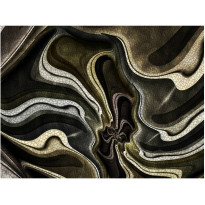 Kuvatapetti Artgeist Green and brown textured fractal, eri kokoja