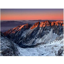 Maisematapetti Artgeist Beautiful sunrise in the Rocky Mountains, eri kokoja