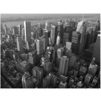 Maisematapetti Artgeist New York: skyscrapers, bird&#039;s eye view, eri kokoja