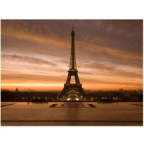 Maisematapetti Artgeist Eiffel tower aamunkoitteessa, eri kokoja