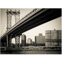 Maisematapetti Artgeist Manhattan Bridge, New York, eri kokoja
