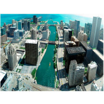 Maisematapetti Artgeist Urban arkkitehtuuri Chicago, eri kokoja