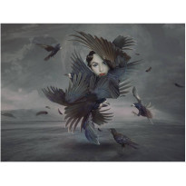 Kuvatapetti Artgeist Bird Woman, eri kokoja