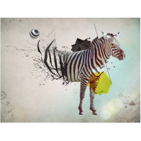 Kuvatapetti Artgeist Abstract Zebra, eri kokoja