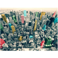 Maisematapetti Artgeist New Yorkin värikkäitä heijastuksia, eri kokoja