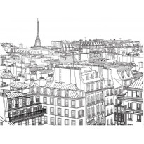 Maisematapetti Artgeist Parisian notebook, eri kokoja