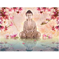 Kuvatapetti Artgeist Buddha and magnolia, eri kokoja