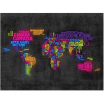 Kuvatapetti Artgeist Italian map - colorful, eri kokoja