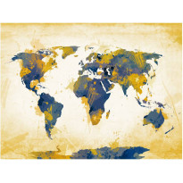 Kuvatapetti Artgeist Map of the World - Sun and sky, eri kokoja