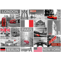 Kuvatapetti Artgeist London, Paris, Berlin, New York, eri kokoja