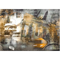 Kuvatapetti Artgeist Berlin - collage (orange), eri kokoja