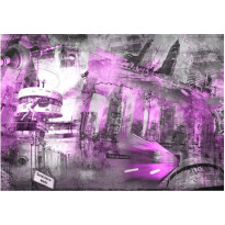 Kuvatapetti Artgeist Berlin - Violet Collage, eri kokoja