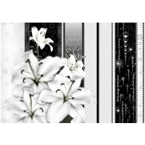 Kuvatapetti Artgeist Crying lilies in white, eri kokoja
