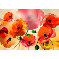 Kuvatapetti Artgeist Velvet Poppies, eri kokoja