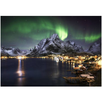 Maisematapetti Artgeist Aurora borealis, eri kokoja