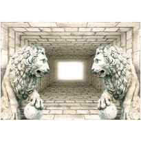 Kuvatapetti Artgeist Chamber of lions, eri kokoja