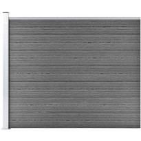 Aitapaneeli WPC 175x146 cm harmaa