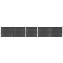 Aitapaneelisarja WPC 872x146 cm harmaa