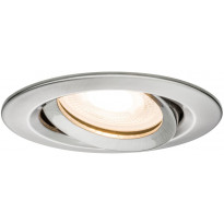 Alasvalo Paulmann Nova Plus, GU10, Ø93mm, suunnattava, IP65, harjattu teräs