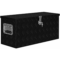 Alumiinilaatikko 80x30x35 cm musta