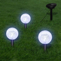 Aurinkoenergiamalja valot 3 lediä maapiikit &amp; aurinkopaneeli