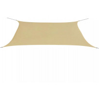 Aurinkopurje oxford-kangas suorakaide 4x6 m beige