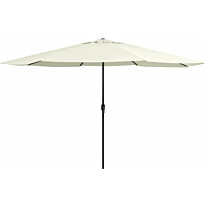 Aurinkovarjo metallirunko 400 cm hiekanvalkoinen