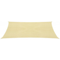 Aurinkovarjo purje hdpe neliö 3.6x3.6 m beige