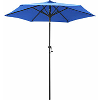 Aurinkovarjo sininen 200x211 cm alumiini